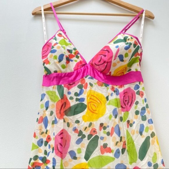 NWT Sue Wong Dress Floral Maxi Silk Women Size 0 - Picture 2 of 10